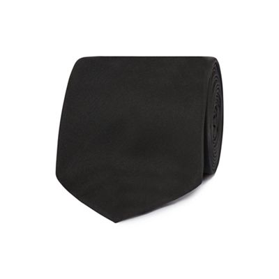 Black regular tie